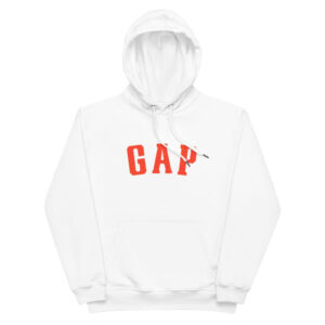 Gap Dove Red Logo Hoodie – White